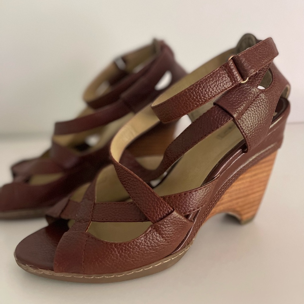 Max Studio strappy heels.